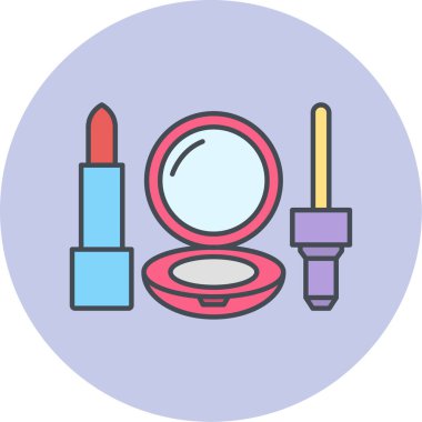 Ruj izi. Web simgesi basit illüstrasyon