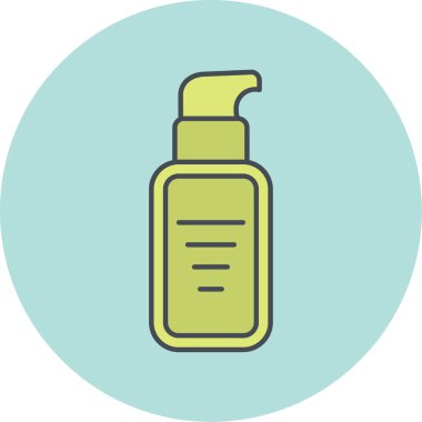 Güzellik ve moda simgelerinin vektör çizimi