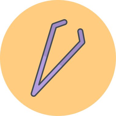 Bir kalem simgesinin vektör illüstrasyonu