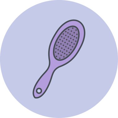 Tarak. Web simgesi basit tasarım