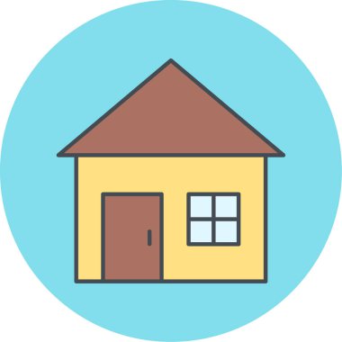 ev simgesi vektör illüstrasyonu