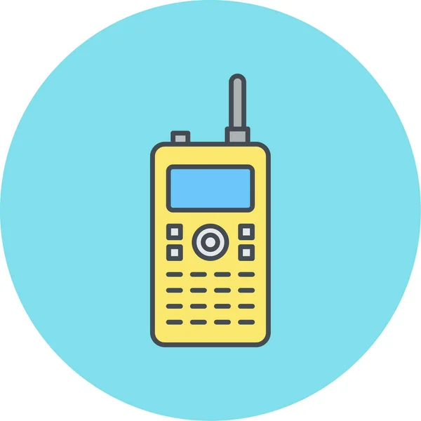 現代の携帯電話のB不足アイコンのベクトル図 — ストックベクタ