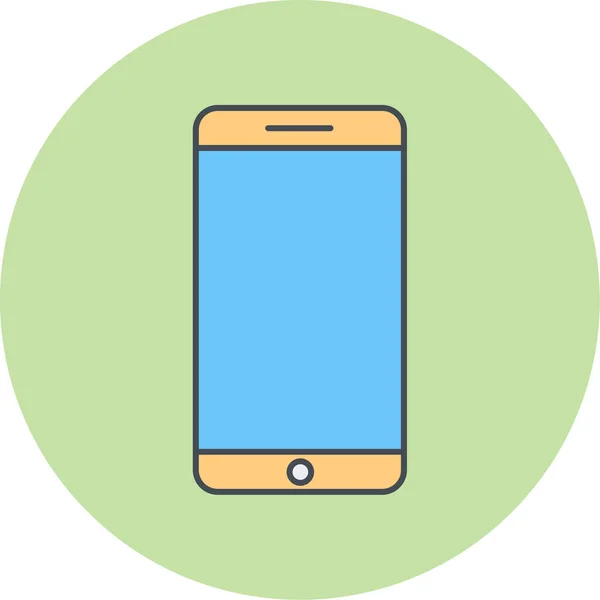 Иконка Мобильного Телефона Векторная Иллюстрация — стоковый вектор