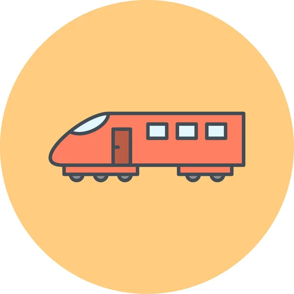 火车图标矢量插图 — 图库矢量图片