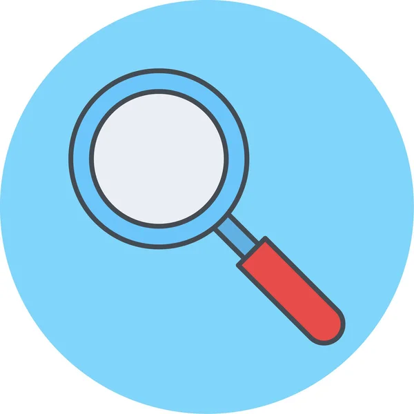 Magnifying Glass Icon Vector Illustration — Stock Vector