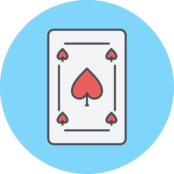 Ilustración Vectorial Fondo Para Poker — Vector de stock