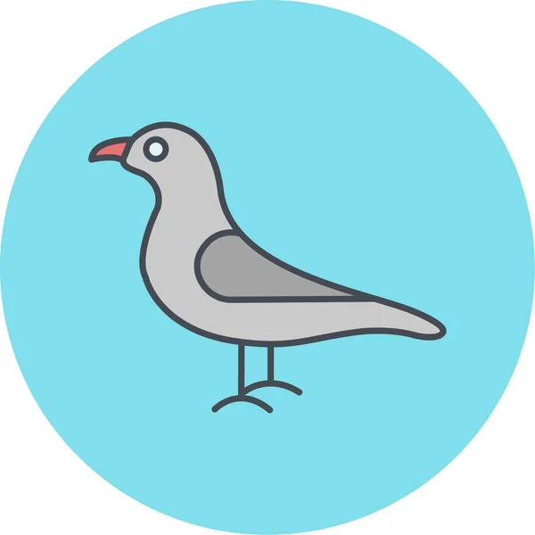 鸟类矢量图标符号符号 — 图库矢量图片