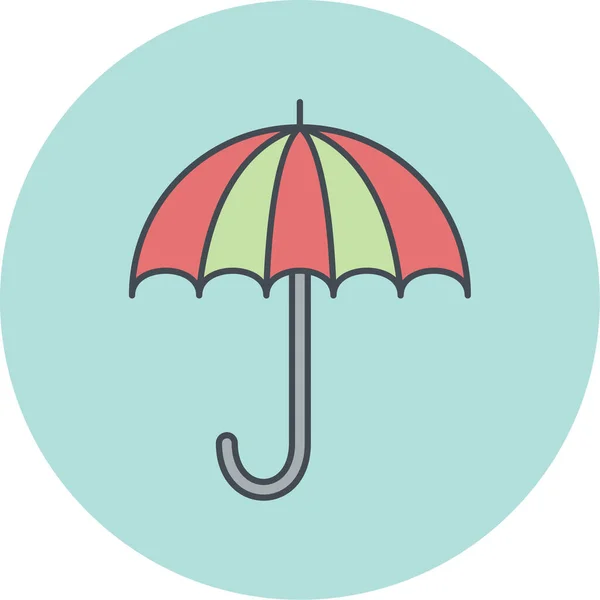 Umbrella Icon Vector Illustration — Stock Vector