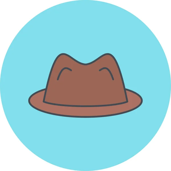 Cappello Vettoriale Icona Illustrazione — Vettoriale Stock