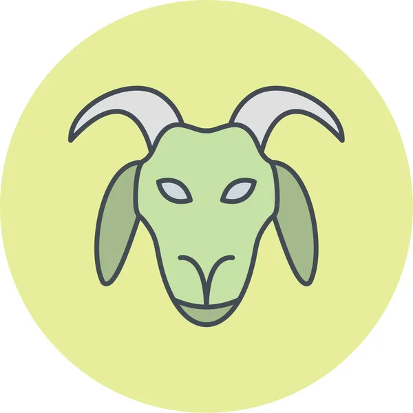 Vector Illustration Cow Face — Stock vektor