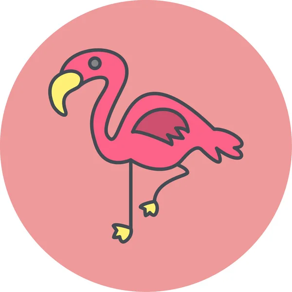 Векторная Иллюстрация Фламинго — стоковый вектор