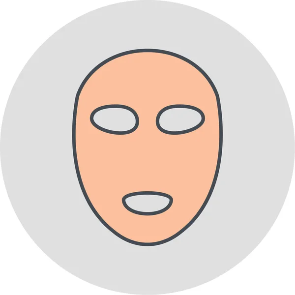 Icona Della Maschera Facciale Illustrazione Vettoriale — Vettoriale Stock