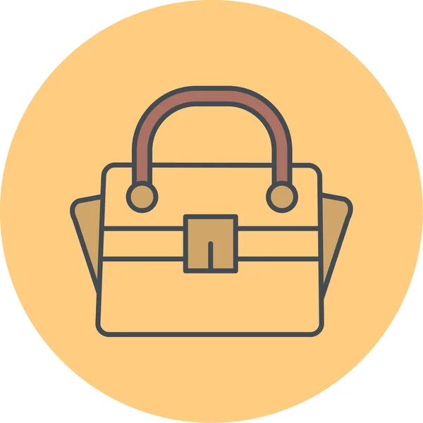 Handtasche Symbol Vektor Illustration — Stockvektor