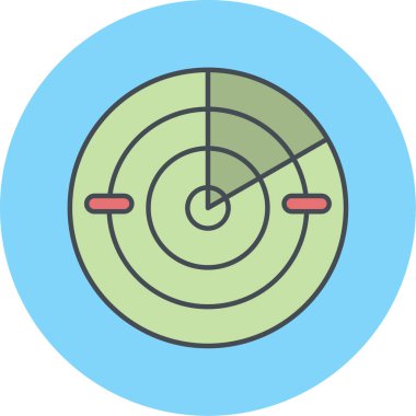 hedef simge vektör illüstrasyonu