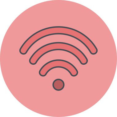 wifi simgesi vektör illüstrasyonu
