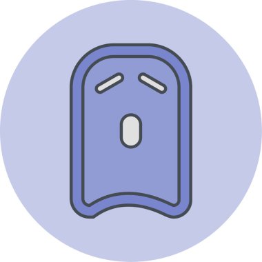 Güzel bir simgenin vektör illüstrasyonu