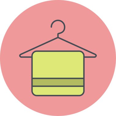 askı simgesi vektör illüstrasyonu