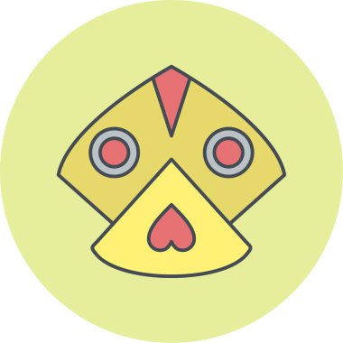 Bir kafatasının vektör çizimi