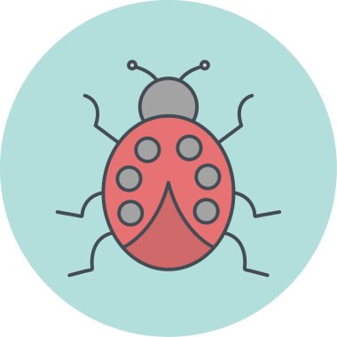 Uğur böceği vektör illüstrasyonuName