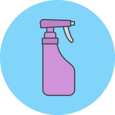 Modern temizlik simgesinin vektör illüstrasyonu