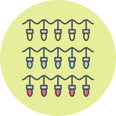 Yılbaşı ve Yeni Yıl simgesinin vektör illüstrasyonu