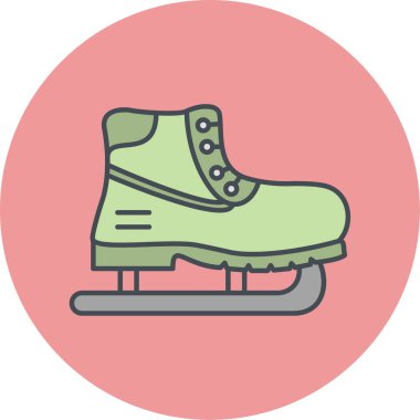 Buz pateni. Basit resimleme