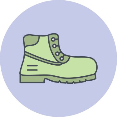 Spor ayakkabı. Web simgesi basit illüstrasyon