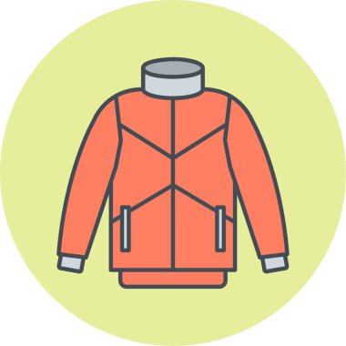 giysi simgesinin vektör illüstrasyonu