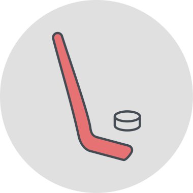 hokey ikonu vektör illüstrasyonu