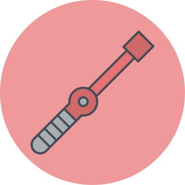 Modern oto tamir simgesinin vektör illüstrasyonu