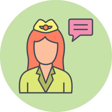 Avatar simgesi, vektör illüstrasyonu