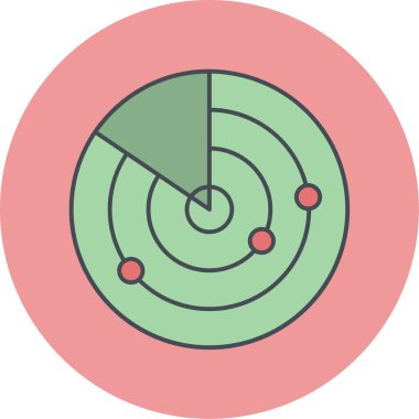 hedef vektör simgesi modern basit illüstrasyon