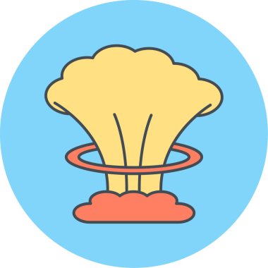 Bir aşçı simgesinin vektör illüstrasyonu