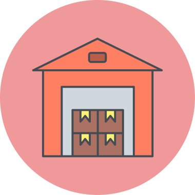 Taşıma simgesinin vektör illüstrasyonu