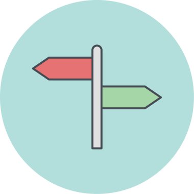 Projeniz için yön ok simgesi