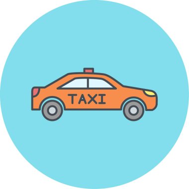 araba simgesi vektör illüstrasyonu