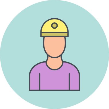 Bir insan simgesinin vektör illüstrasyonu