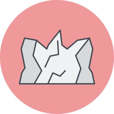 Bir kurt simgesinin vektör çizimi