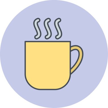 çay fincanı vektör simgesi