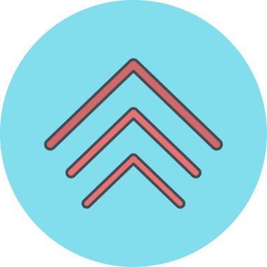 Projeniz için Yukarı Yön Okçuluk Simgesi