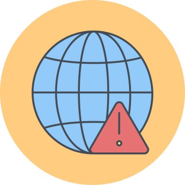 küresel ağ. Basit resimleme