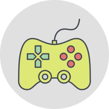 joystick simgesi vektör illüstrasyonu