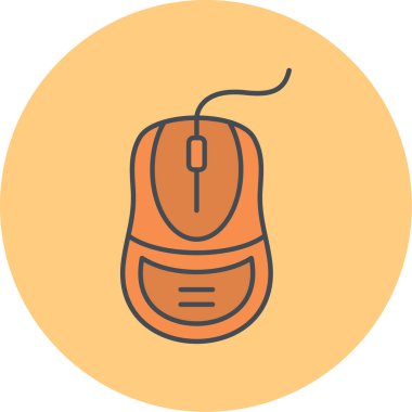 Fare. Web simgesi basit illüstrasyon