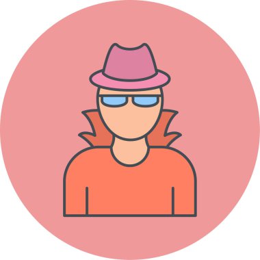 İnsan simgesinin vektör illüstrasyonu