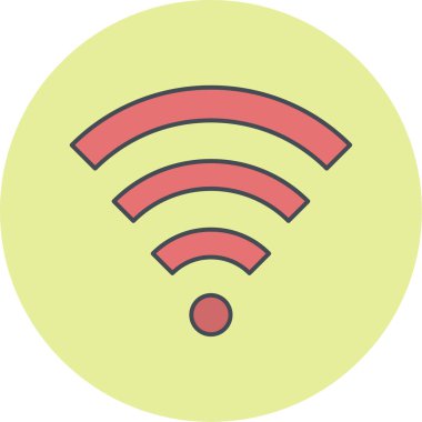 wifi simgesi vektör illüstrasyonu