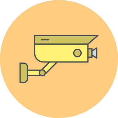 kamera modern simge vektör illüstrasyonu