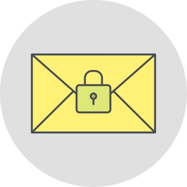 mesaj modern ikon vektör illüstrasyonu