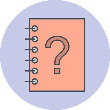 Soru işareti. Web simgesi