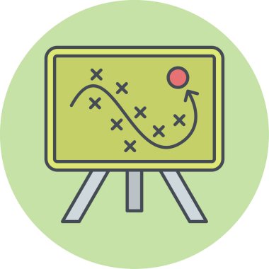 Tahta. Web simgesi basit illüstrasyon