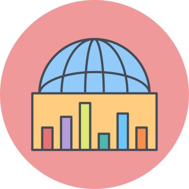 seo modern simgesinin vektör illüstrasyonu